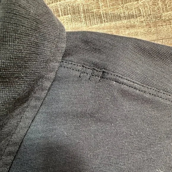 Lululemon Evolution Vent Tech Polo Collared Golf T Shirt Navy Blue Men's - Large - Picture 5 of 8